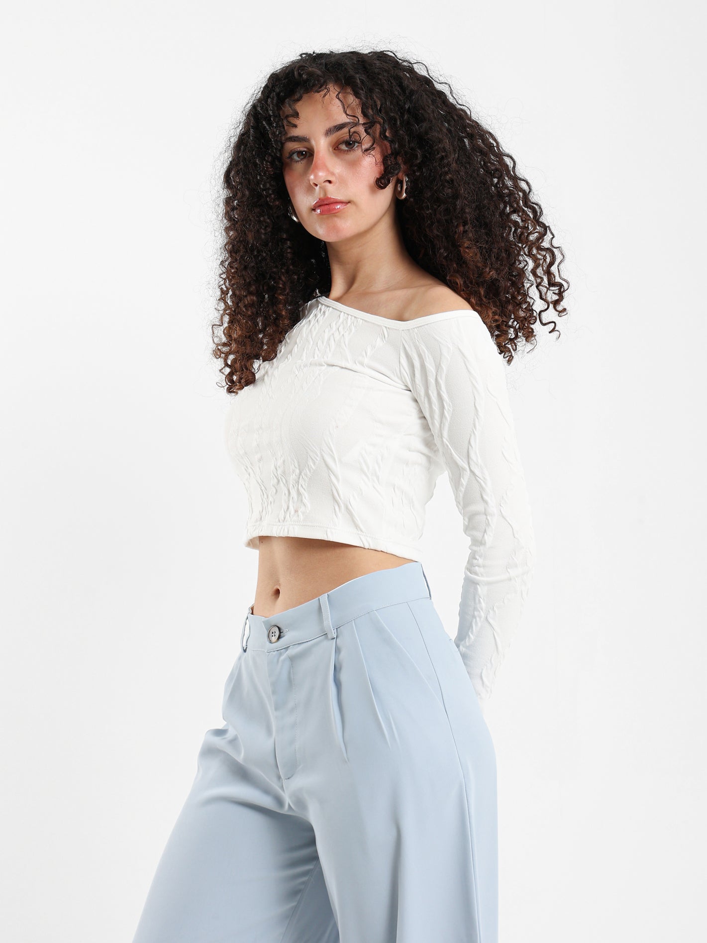 Tops & Tees Asymmetric Shoulder Ls Top