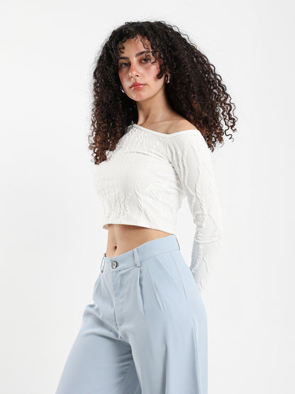 Tops & Tees Asymmetric Shoulder Ls Top