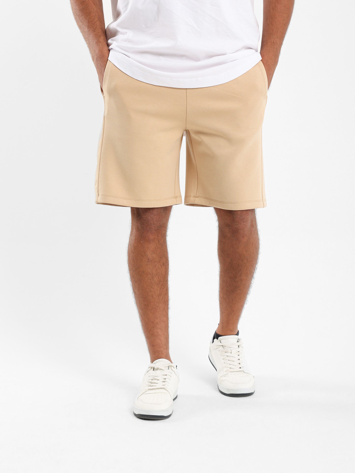 Solid Knitted Shorts