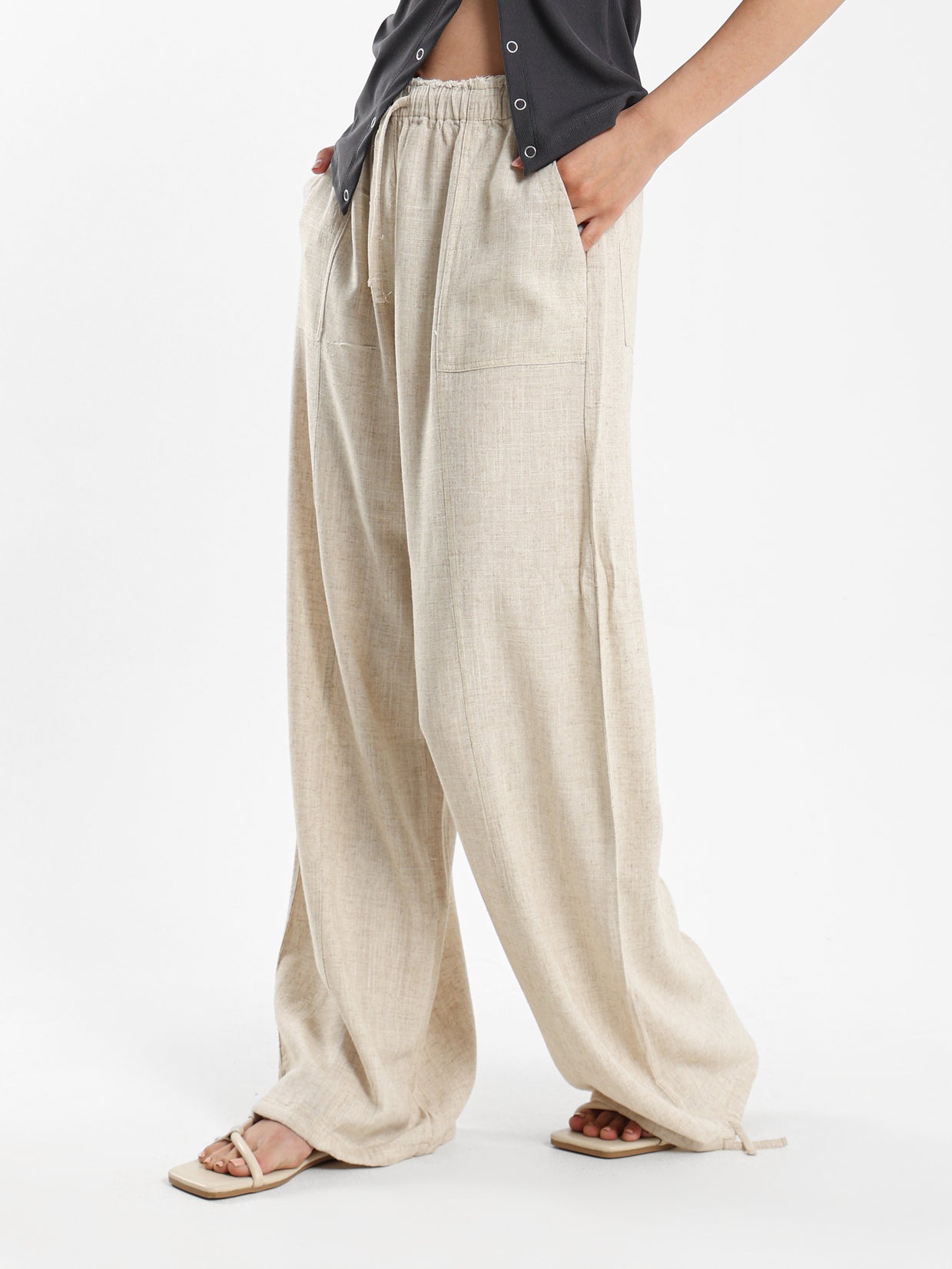 Linen Loose Fit Pants