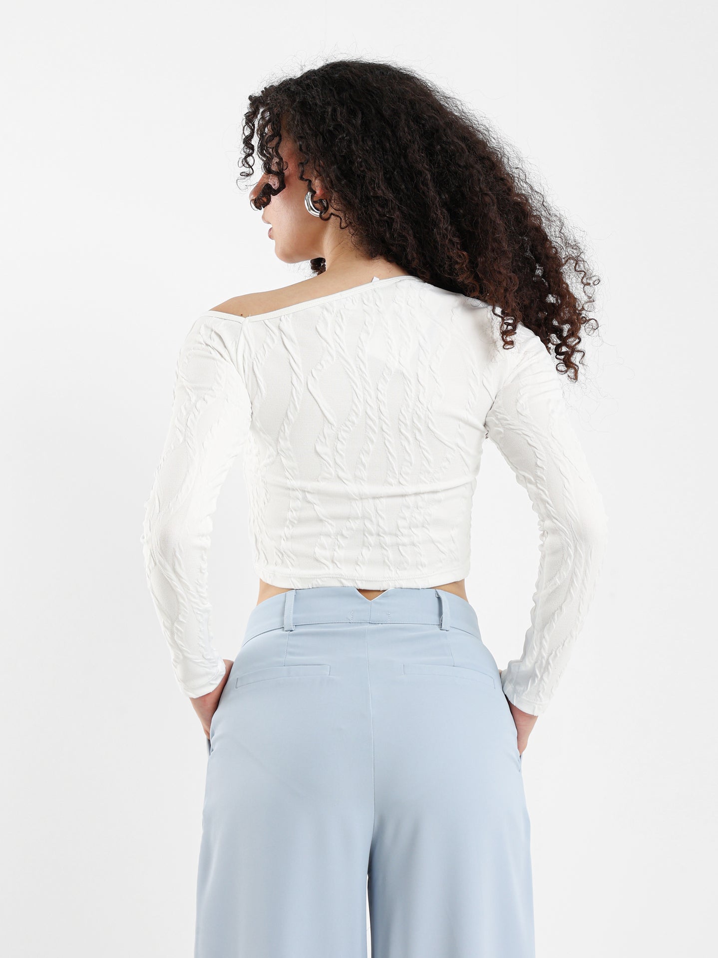 Tops & Tees Asymmetric Shoulder Ls Top
