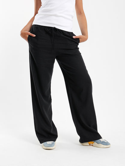 Drawstring Waist Pants