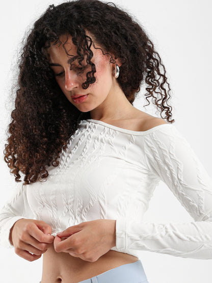 Tops & Tees Asymmetric Shoulder Ls Top