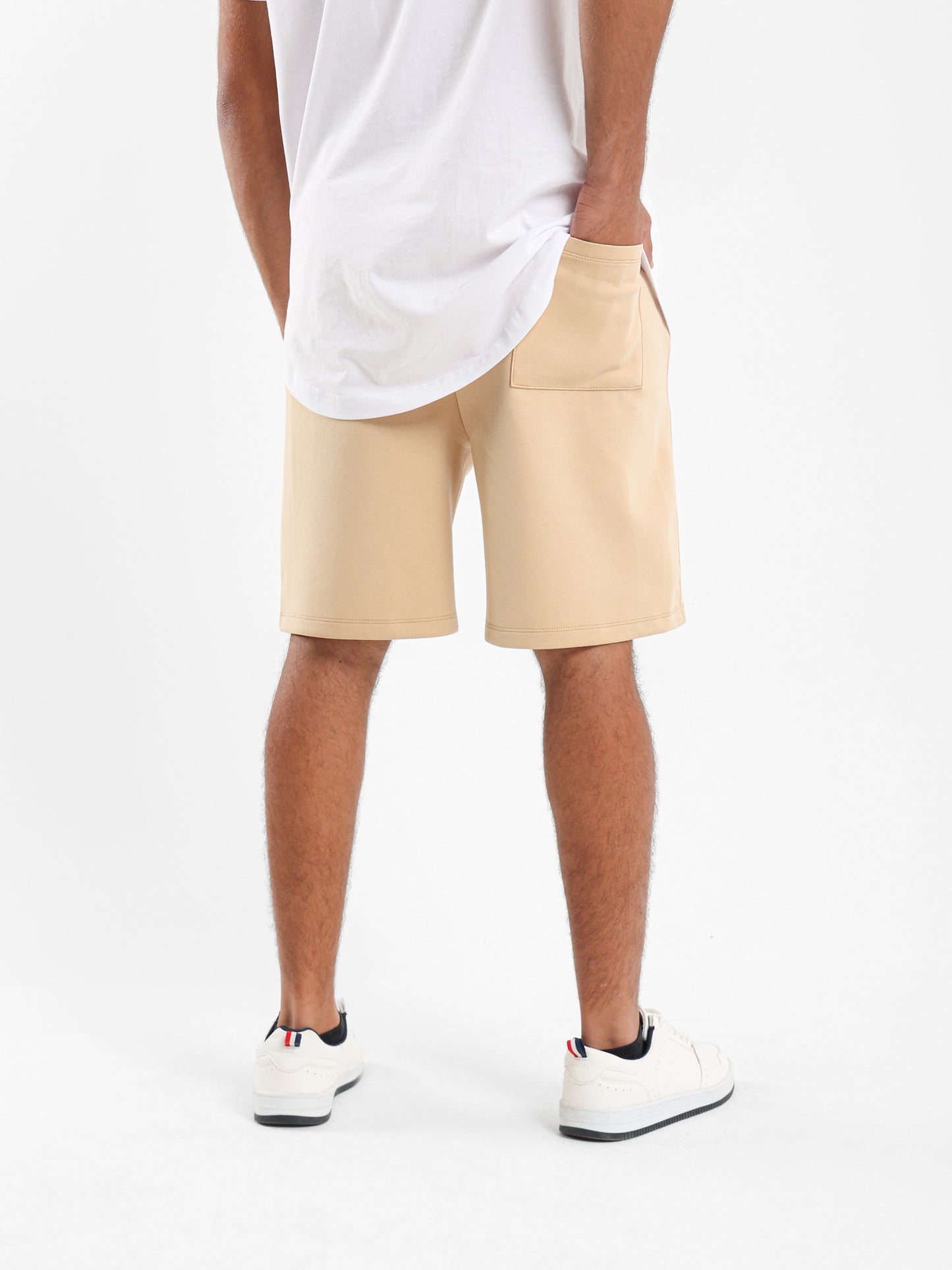 Solid Knitted Shorts