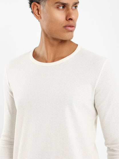 Waffle Textured T-Shirt - Outlet