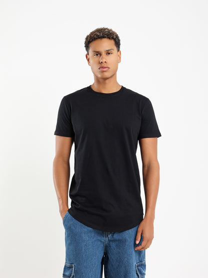 Longline Basic T-Shirt - Outlet