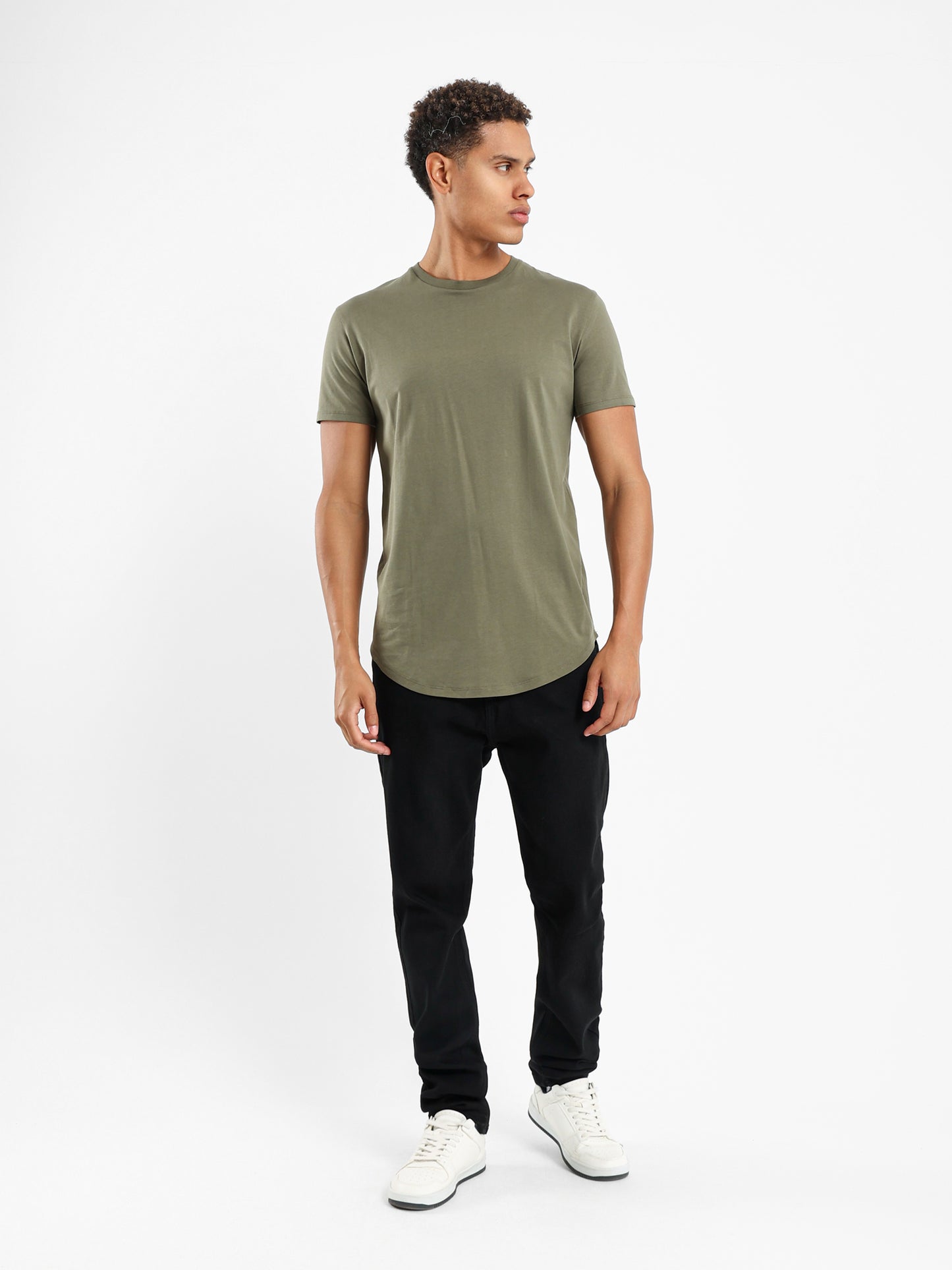Longline Basic T-Shirt - Outlet