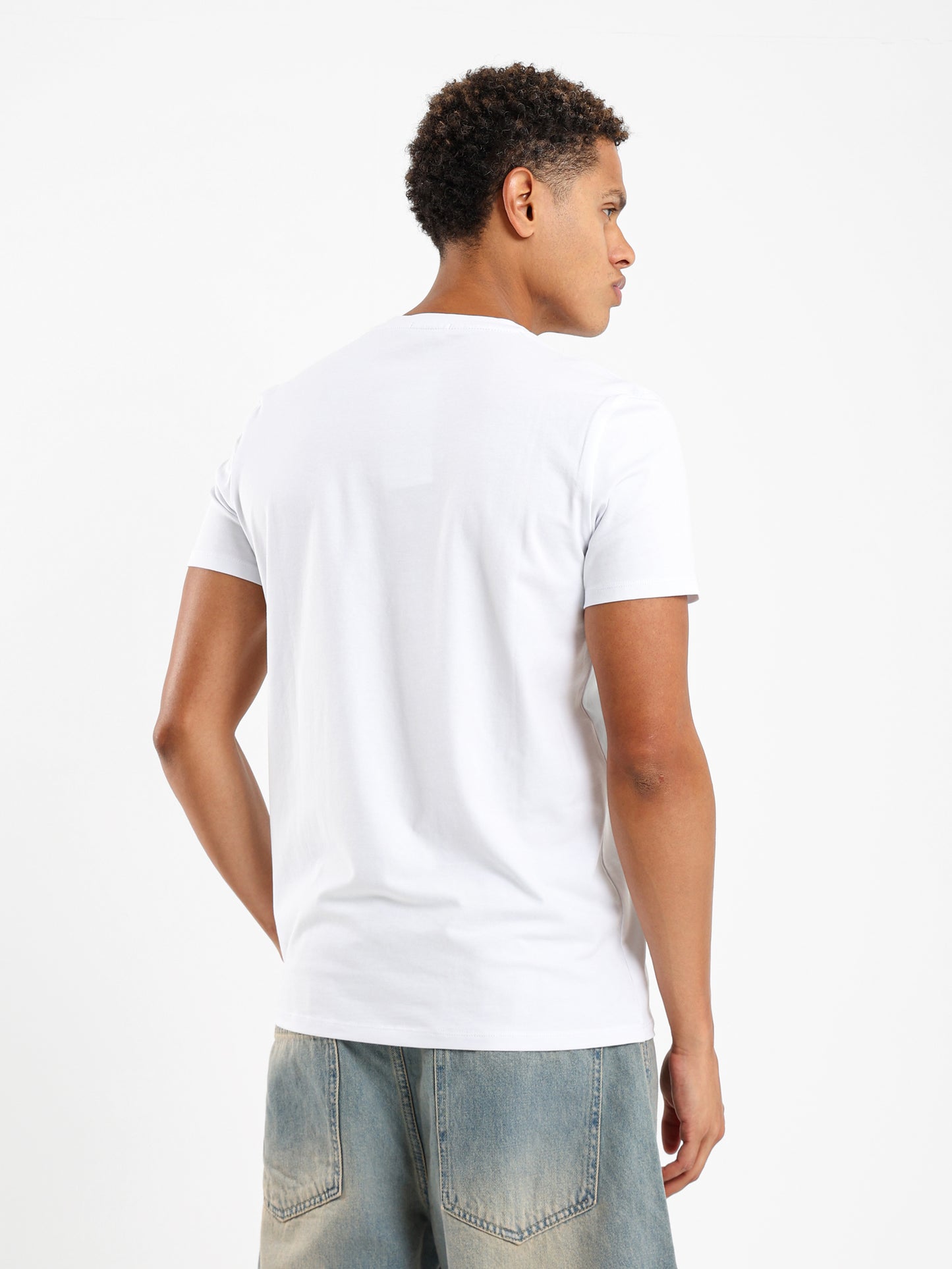 V Neck Half Sleeves Tee - Outlet
