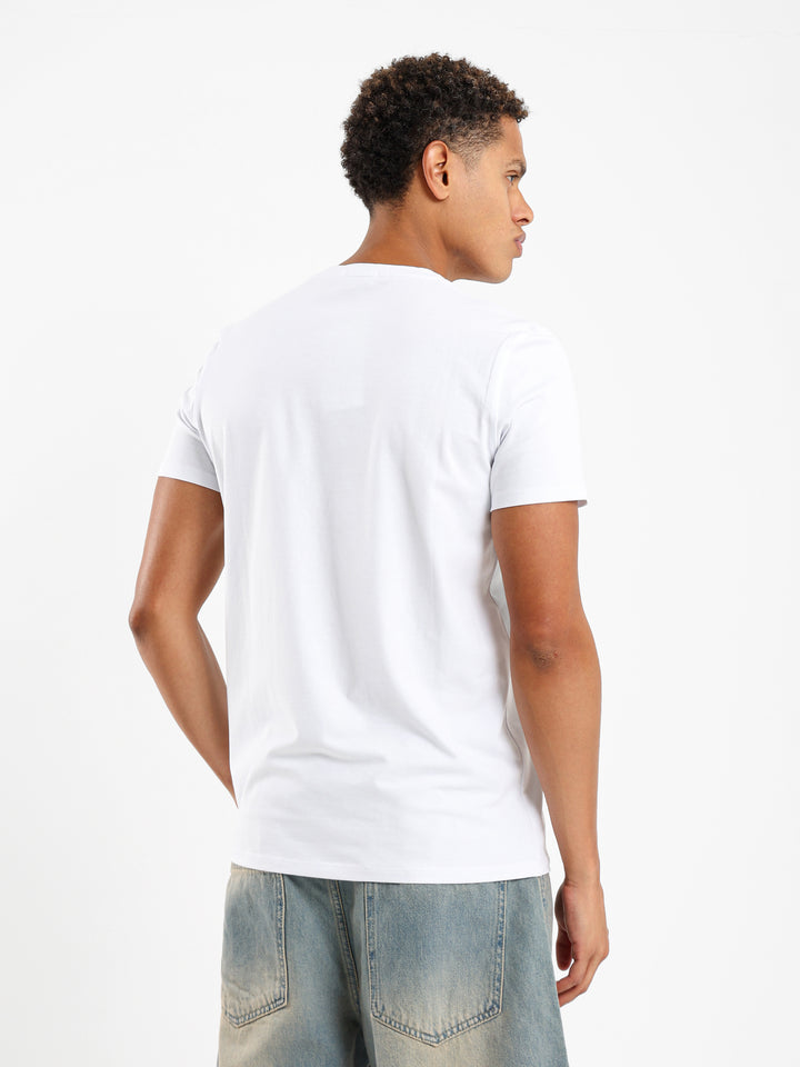 V Neck Half Sleeves Tee - Outlet