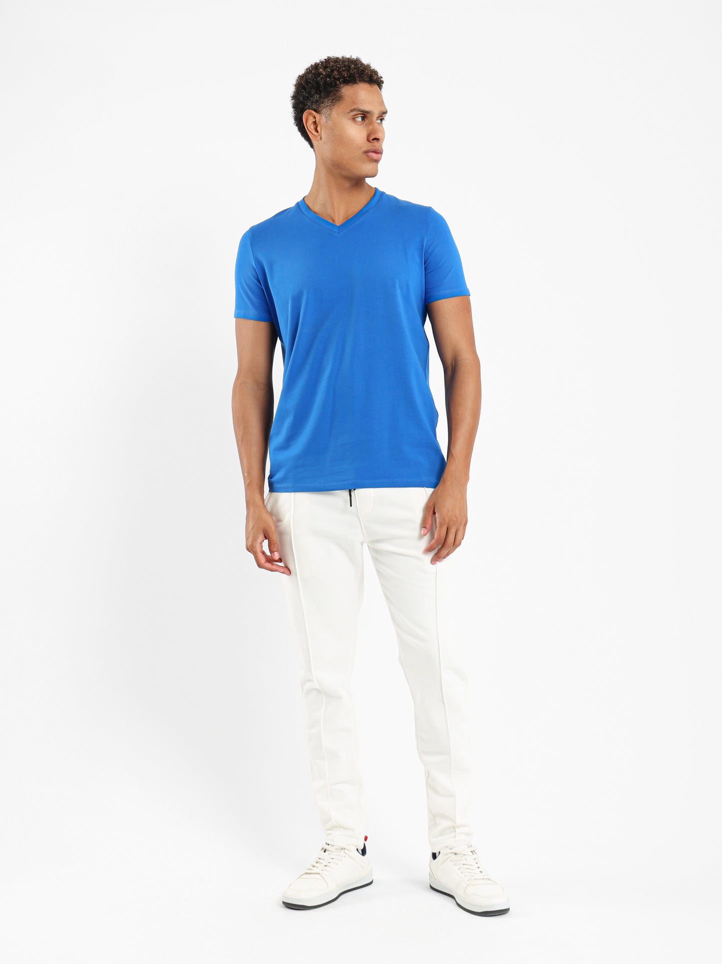 V Neck Half Sleeves Tee - Outlet