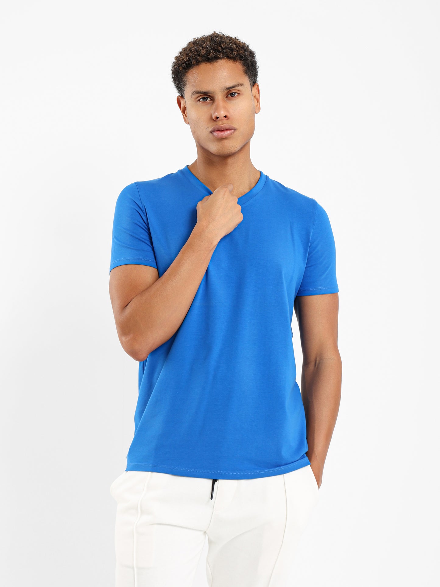 V Neck Half Sleeves Tee - Outlet