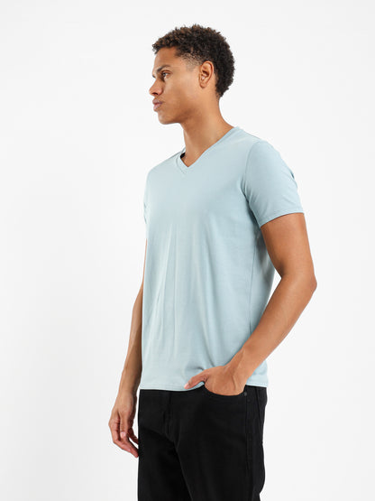 V Neck Half Sleeves Tee - Outlet