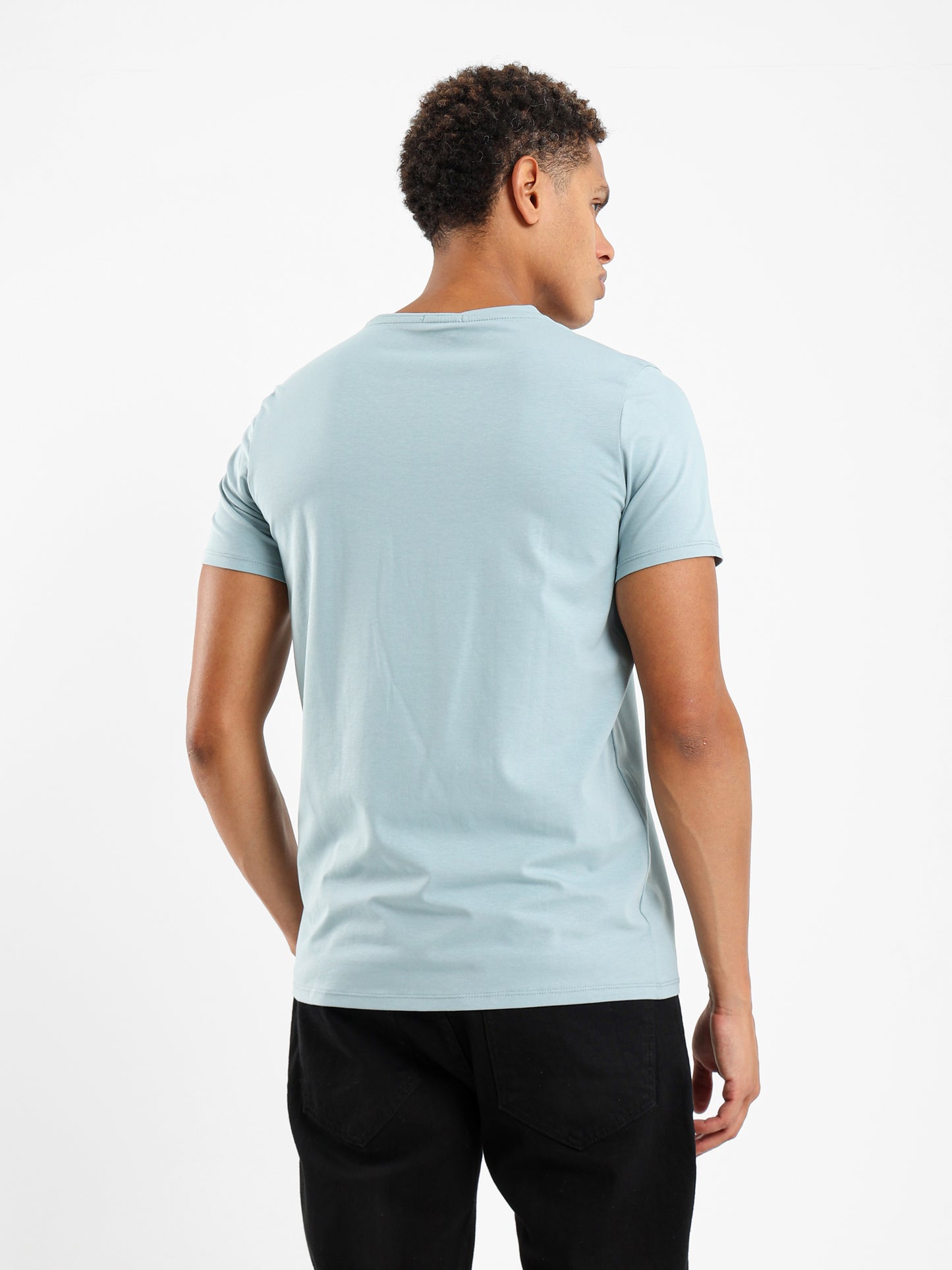 V Neck Half Sleeves Tee - Outlet