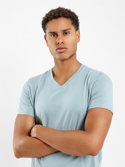 V Neck Half Sleeves Tee - Outlet