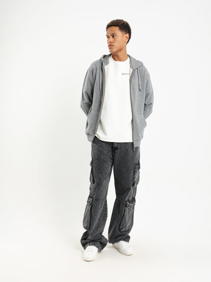 Multi-Pocket Loose Fit Jeans