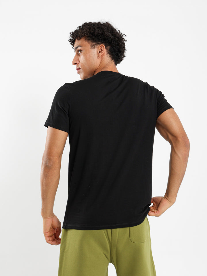 T-Shirt Regular Finished V-Neck - Outlet