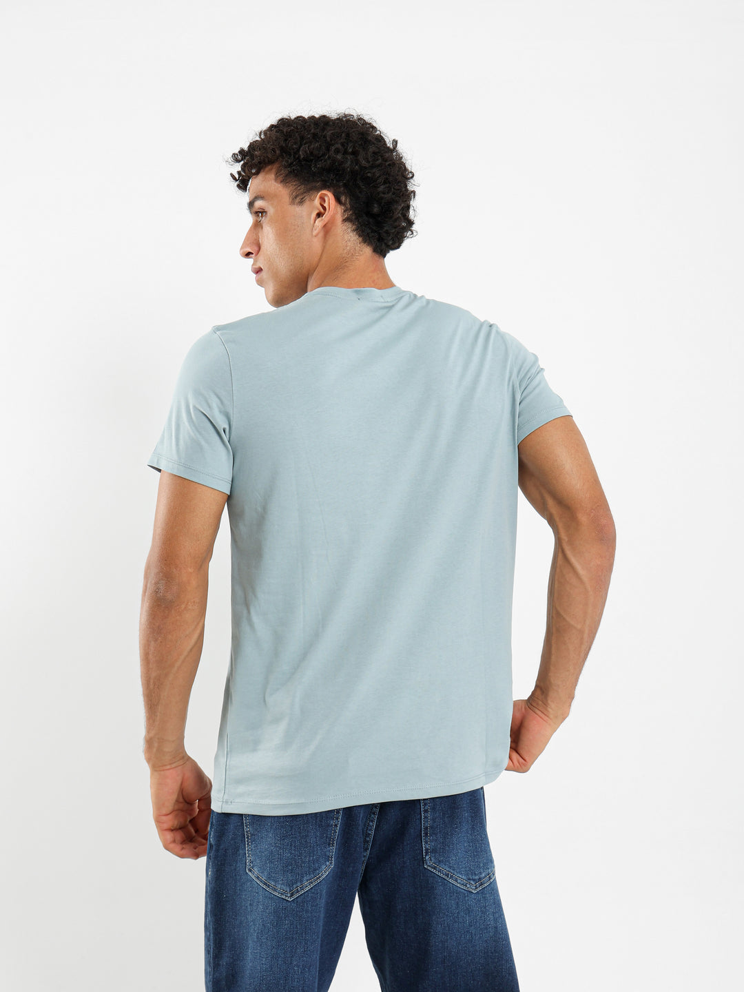 T-Shirt Regular Finished V-Neck - Outlet