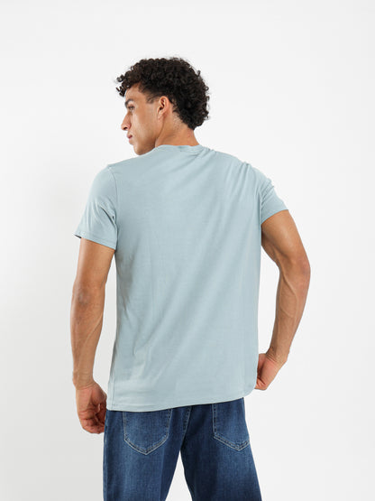 T-Shirt Regular Finished V-Neck - Outlet