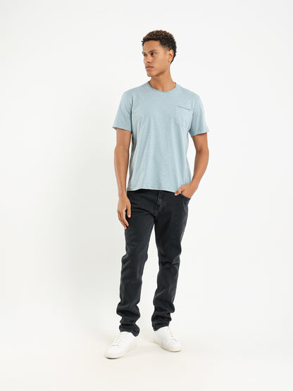 Unfinished Hem T-Shirt - Outlet