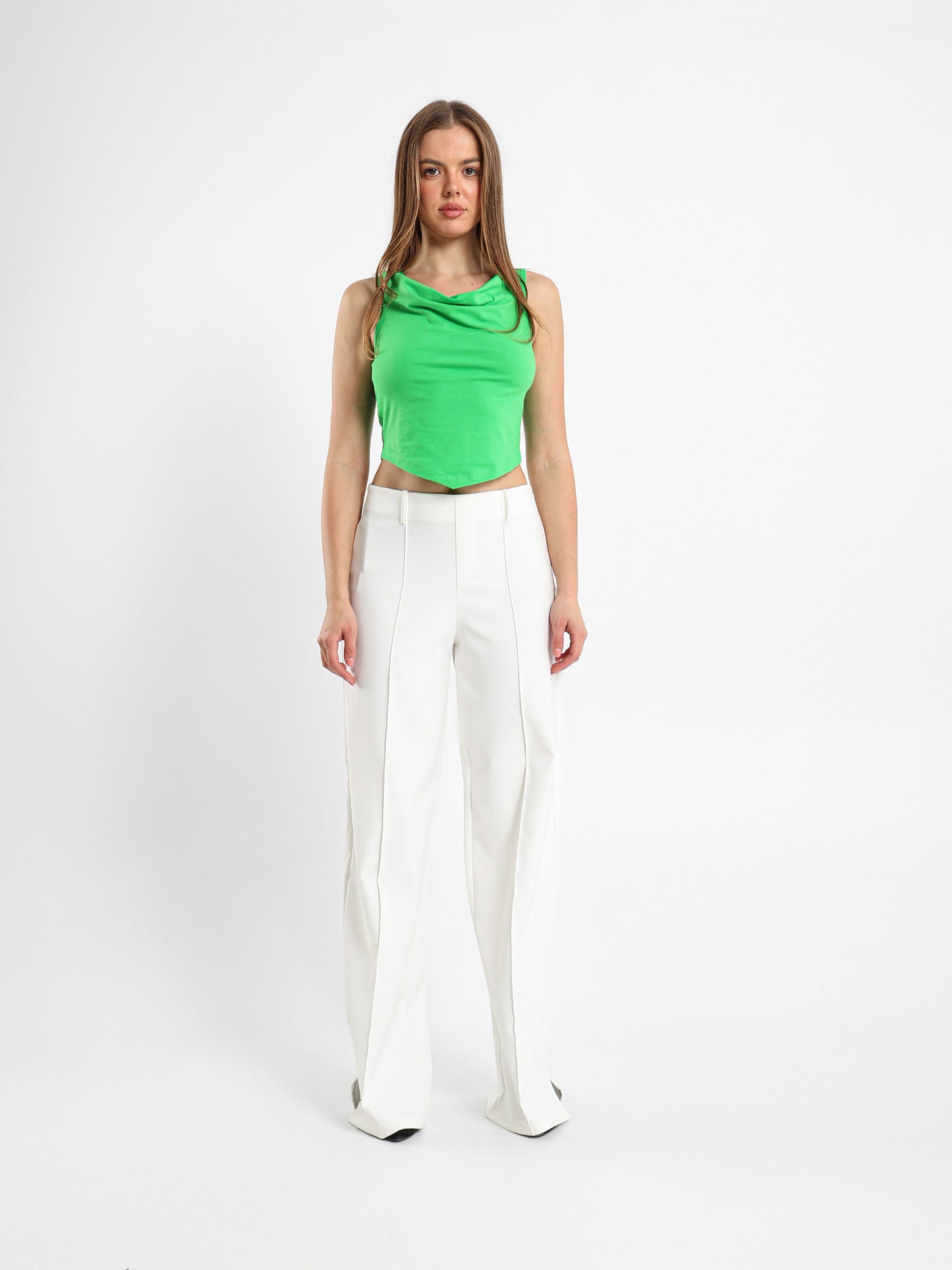 Flat Front Pants