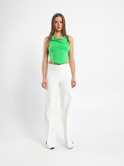 Flat Front Pants