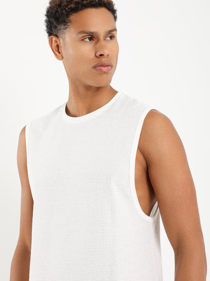 Waffle Textured Basic Shirt - Outlet