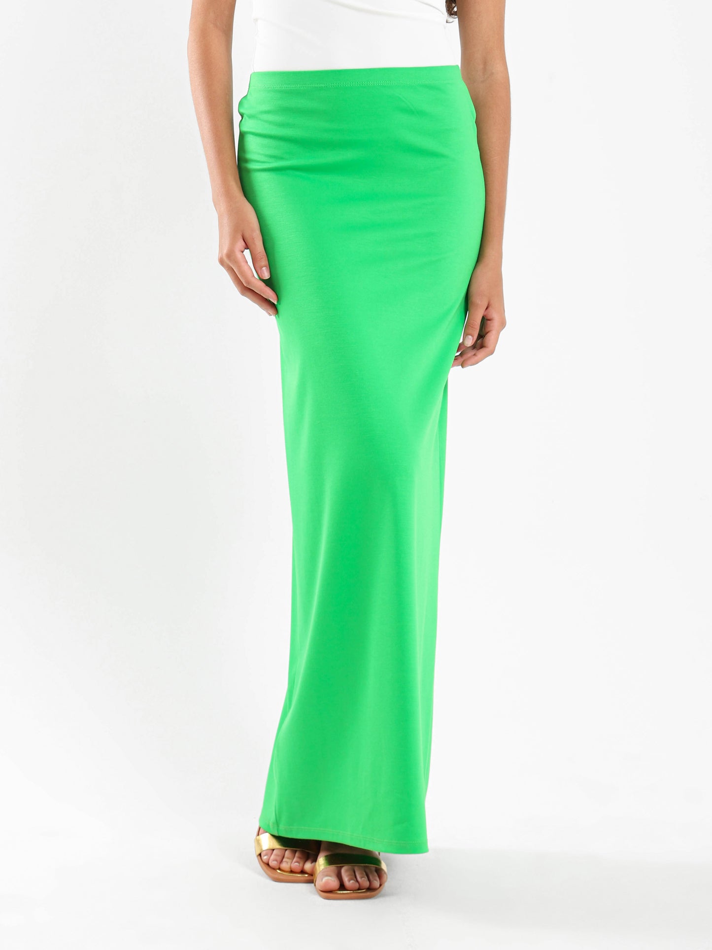 Maxi Skirt with Slit Back - Outlet