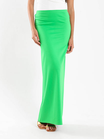 Maxi Skirt with Slit Back - Outlet
