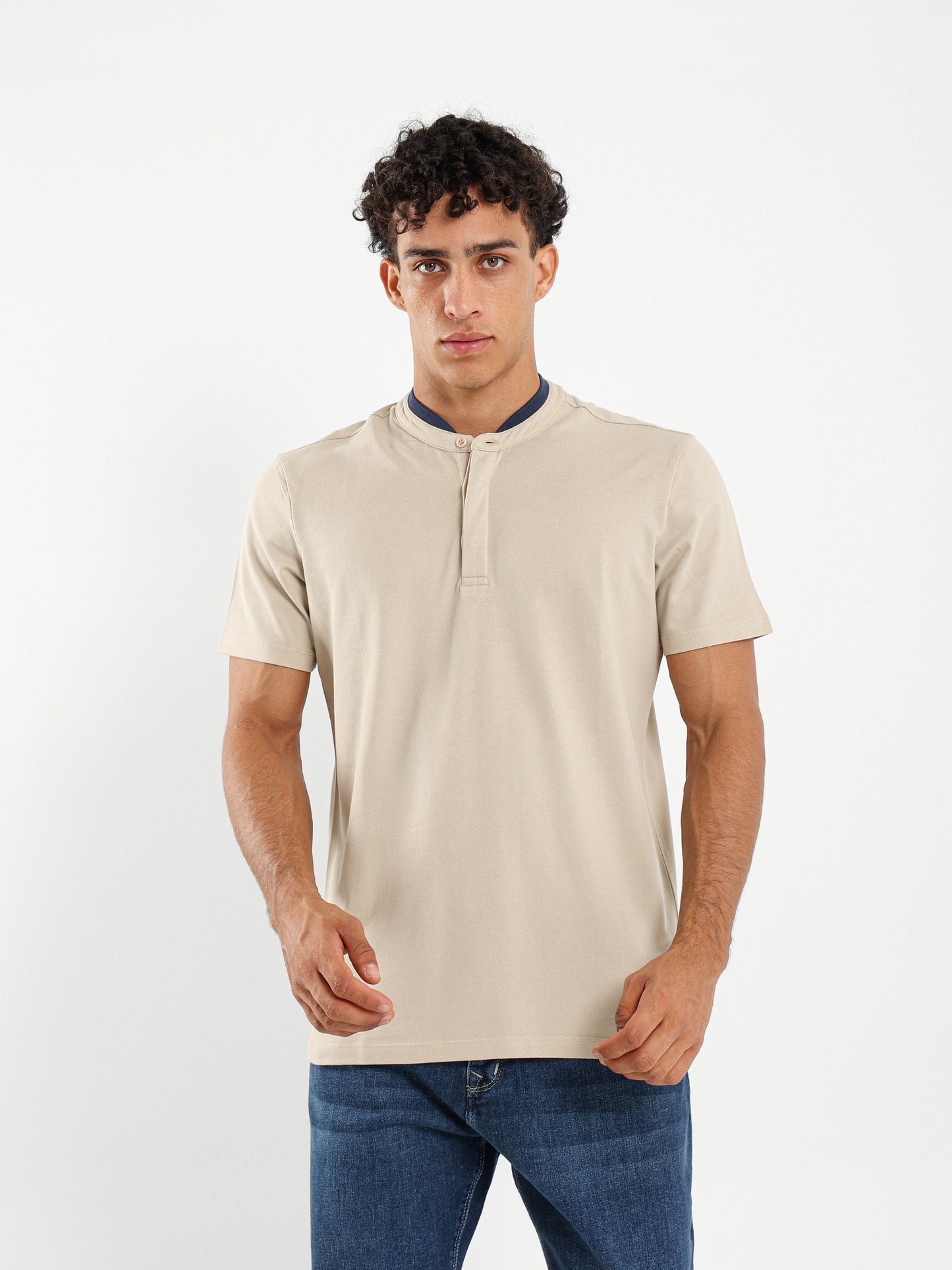 Baseball Collar Polo Shirt - Outlet