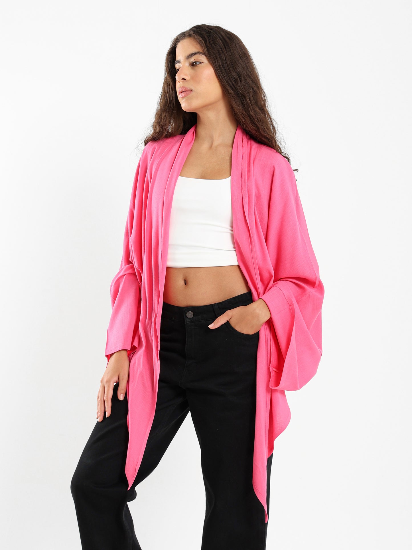 Short Kimono with Front Tie