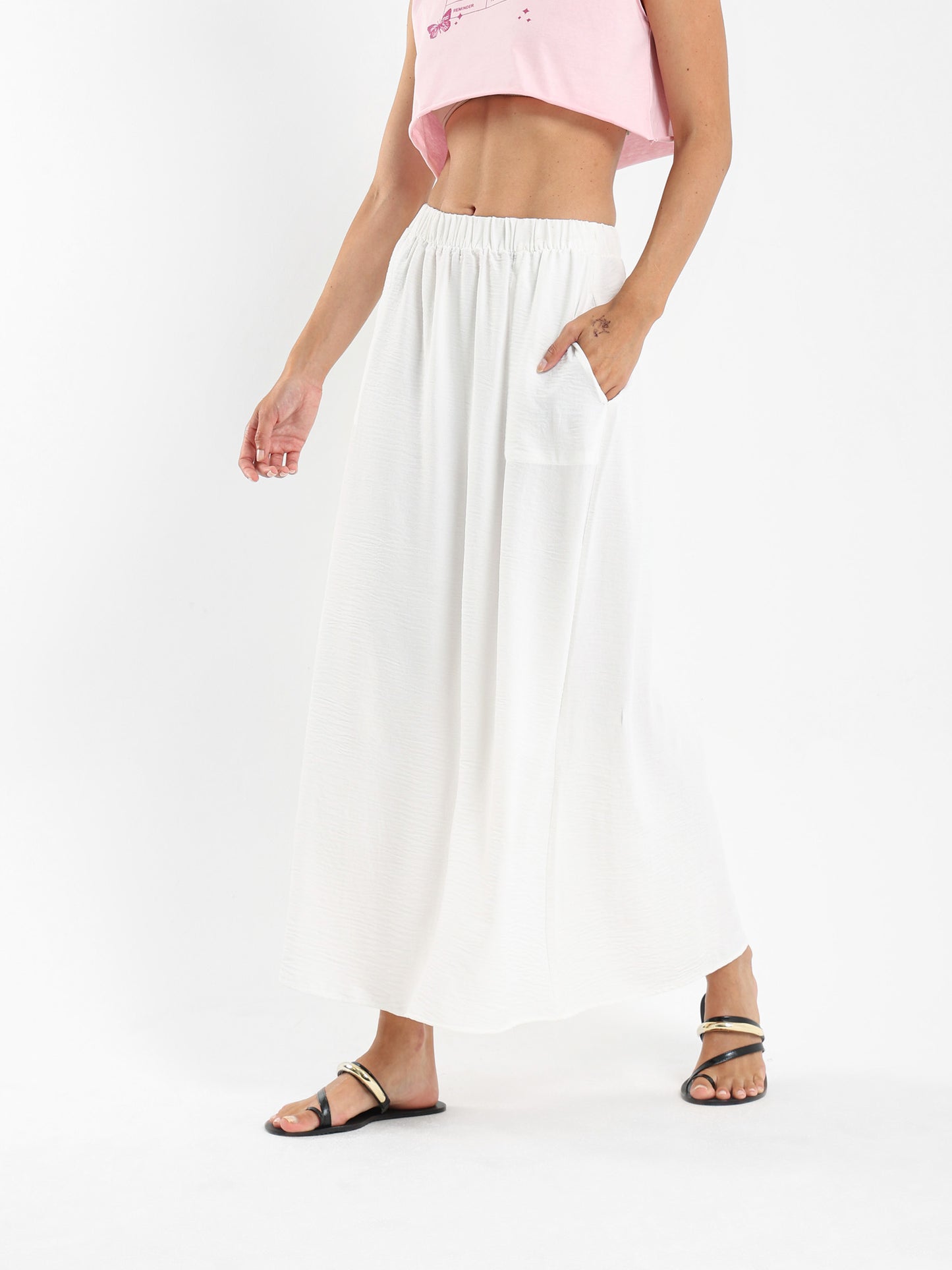Elasticated Waistband Skirt