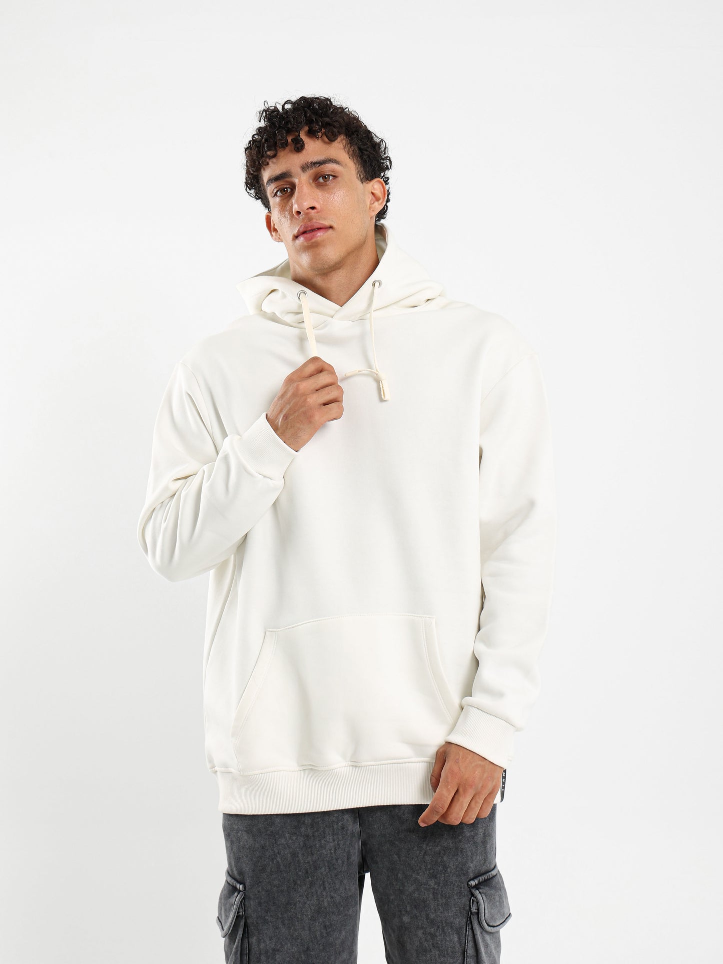 Oversized Solid Hoodie