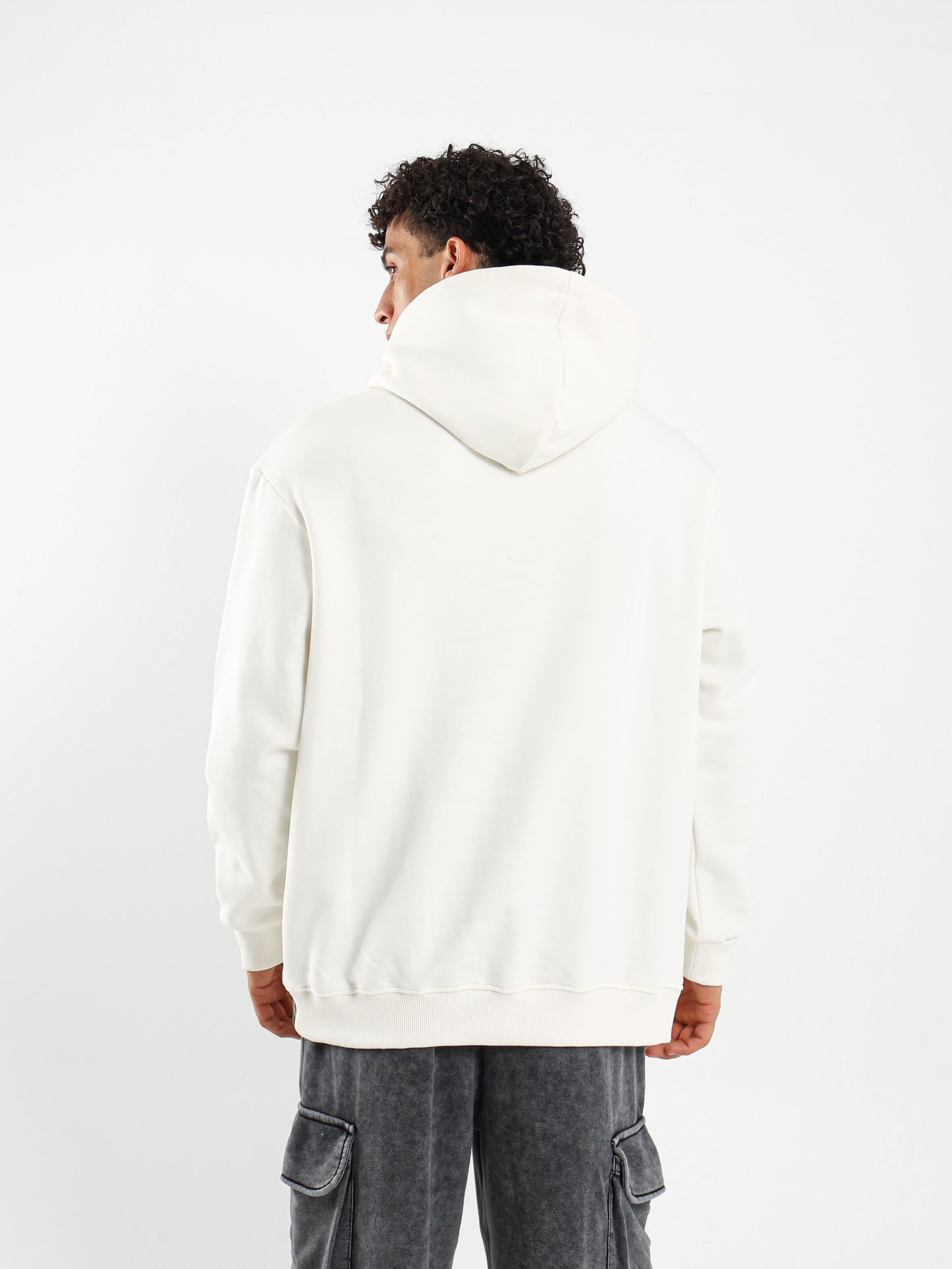 Oversized Solid Hoodie