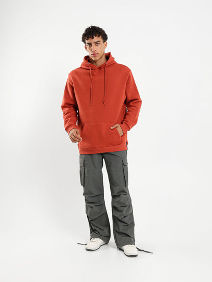 Grid Parachute Pants with Gathered Hem