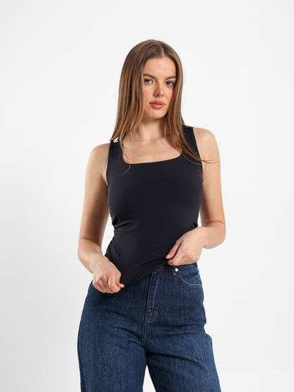 Fitted Sleeveless Top