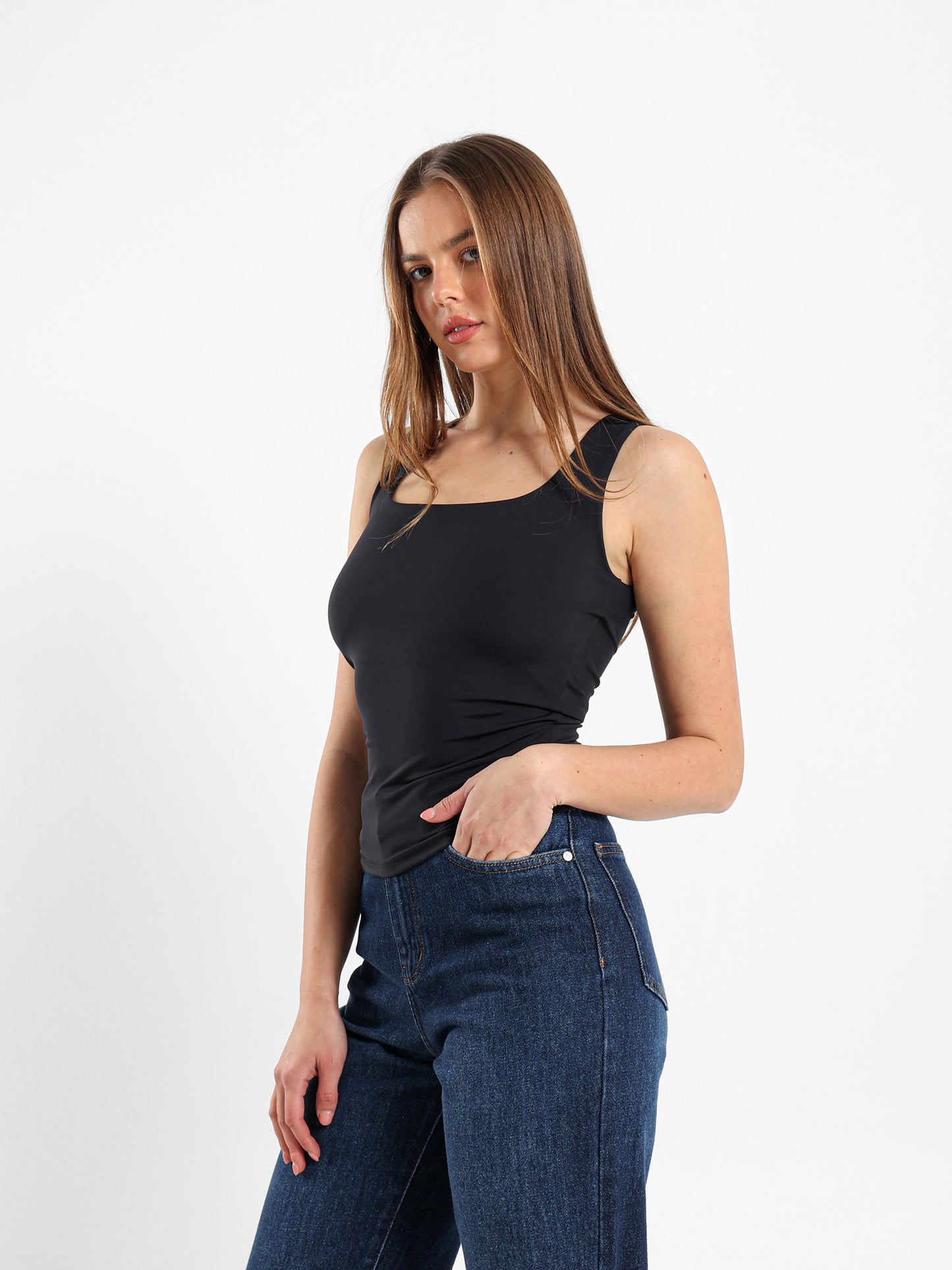 Fitted Sleeveless Top