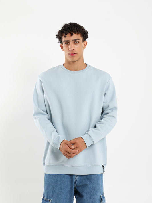 Round Neck Oversized Sweatshirt