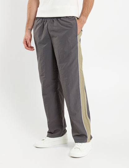 Contrast Panel Lightweight Pants
