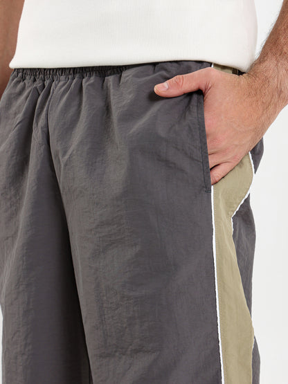 Contrast Panel Lightweight Pants
