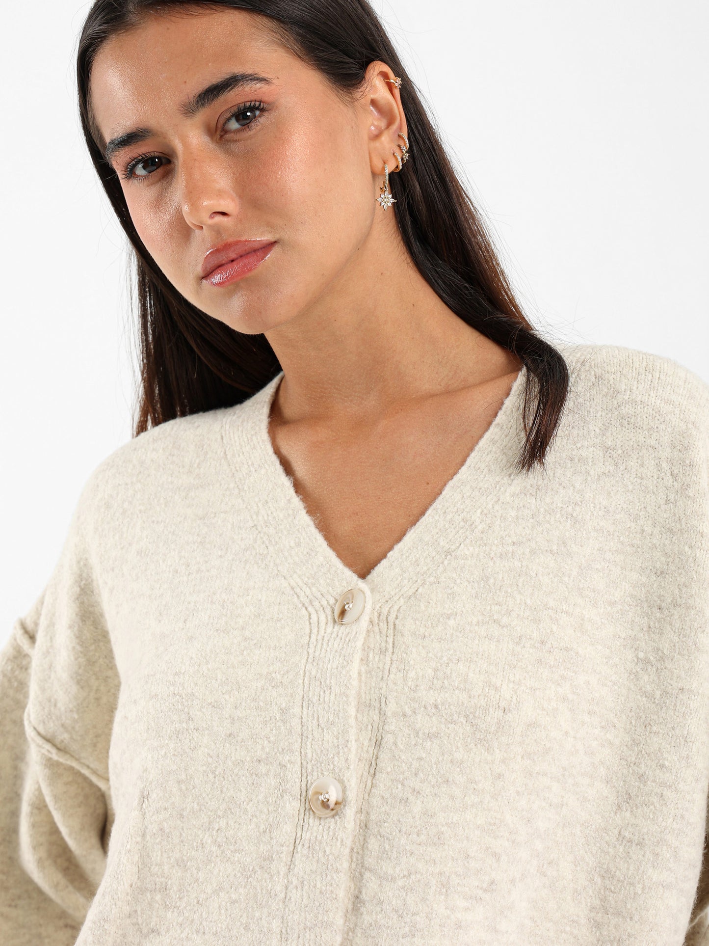Dropped Shoulder Cardigan