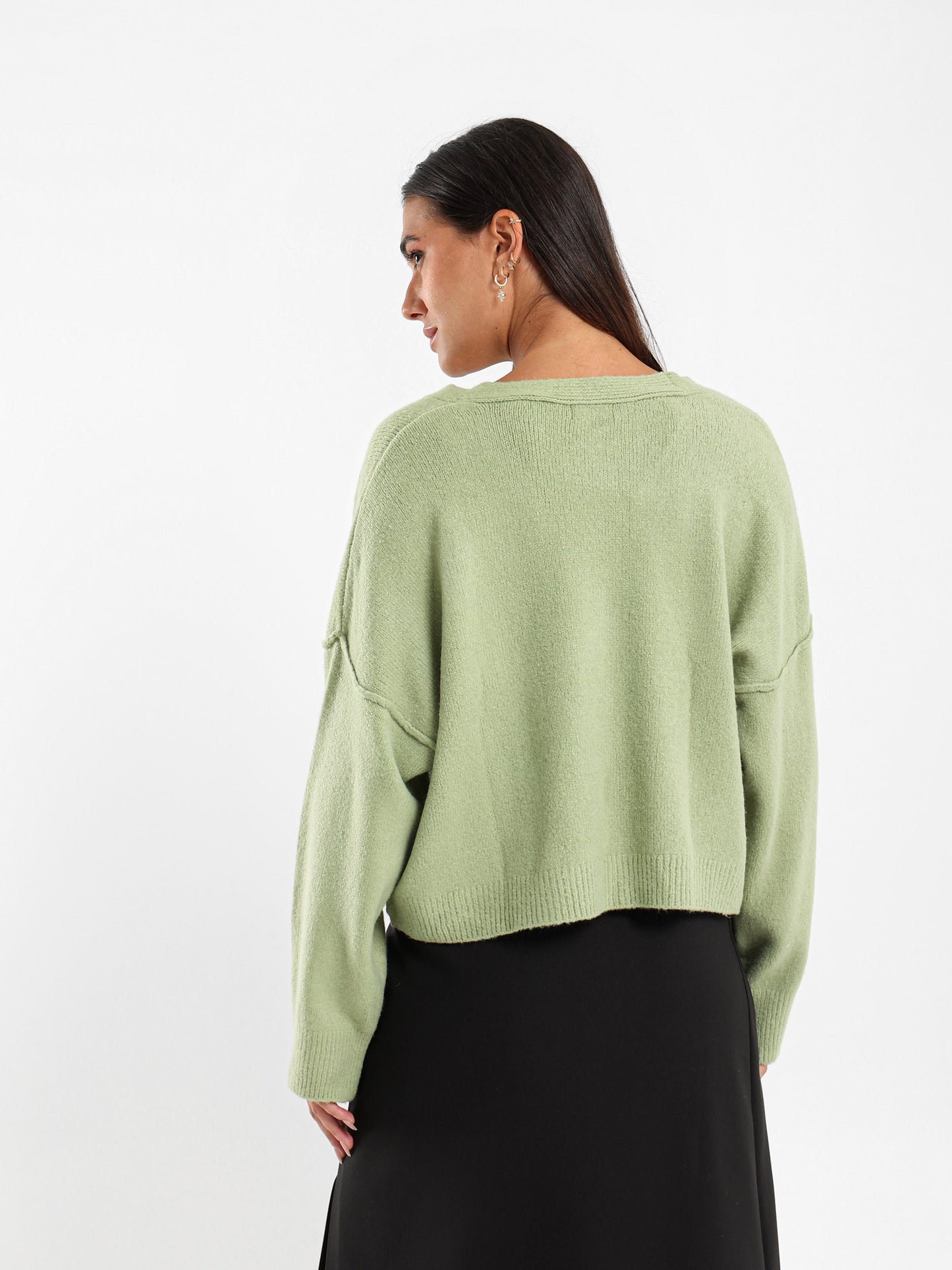 Dropped Shoulder Cardigan