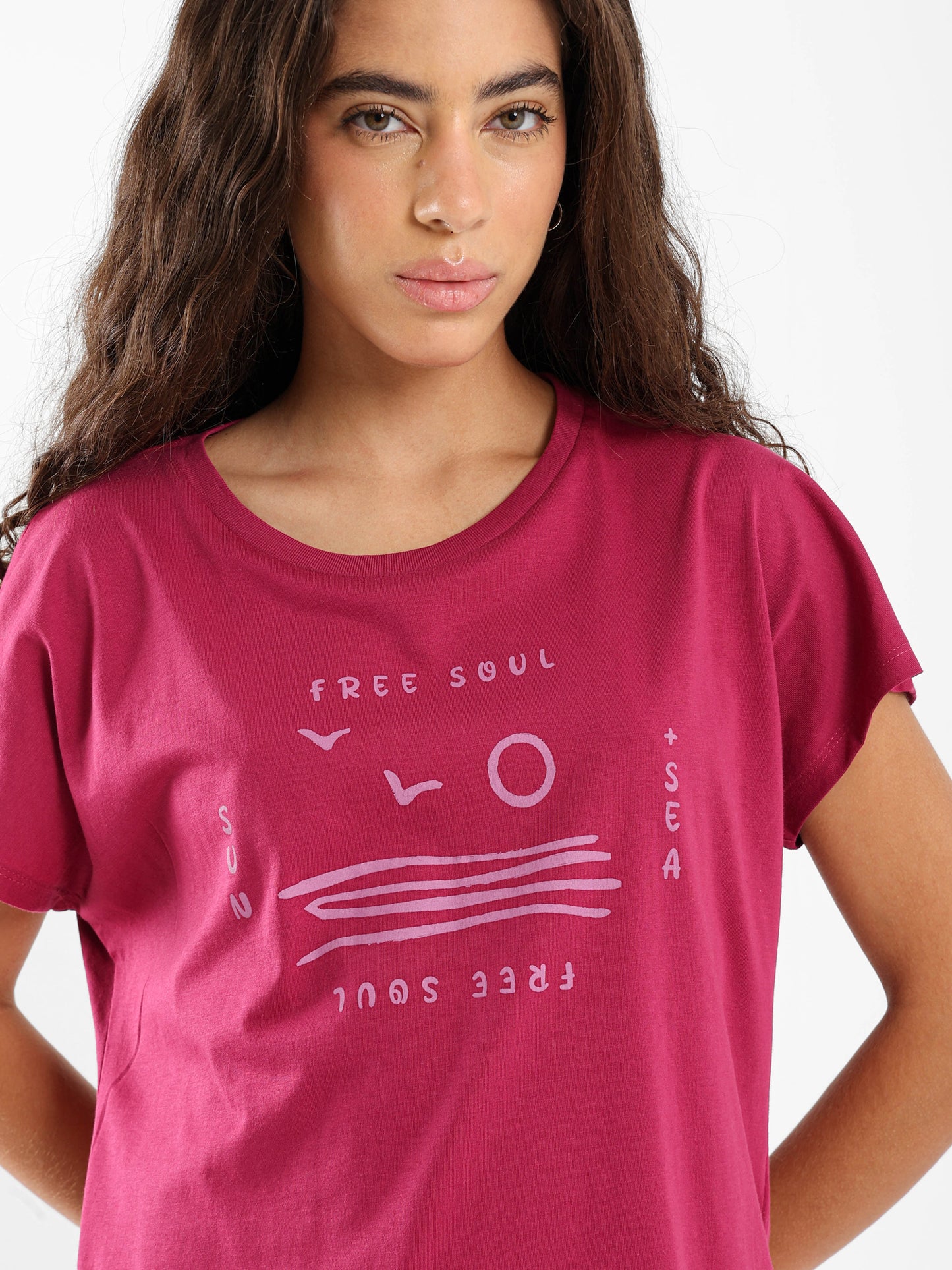 Minimal Sea Print Tee