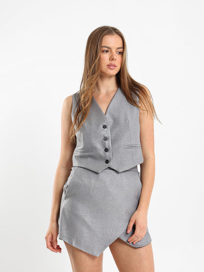 Pinstripe Vest