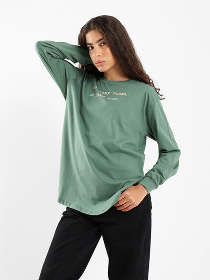 Dont Kill My Vibe Oversized Long Sleeve Tee