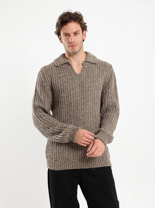 Camp Collar Relaxed Pullover