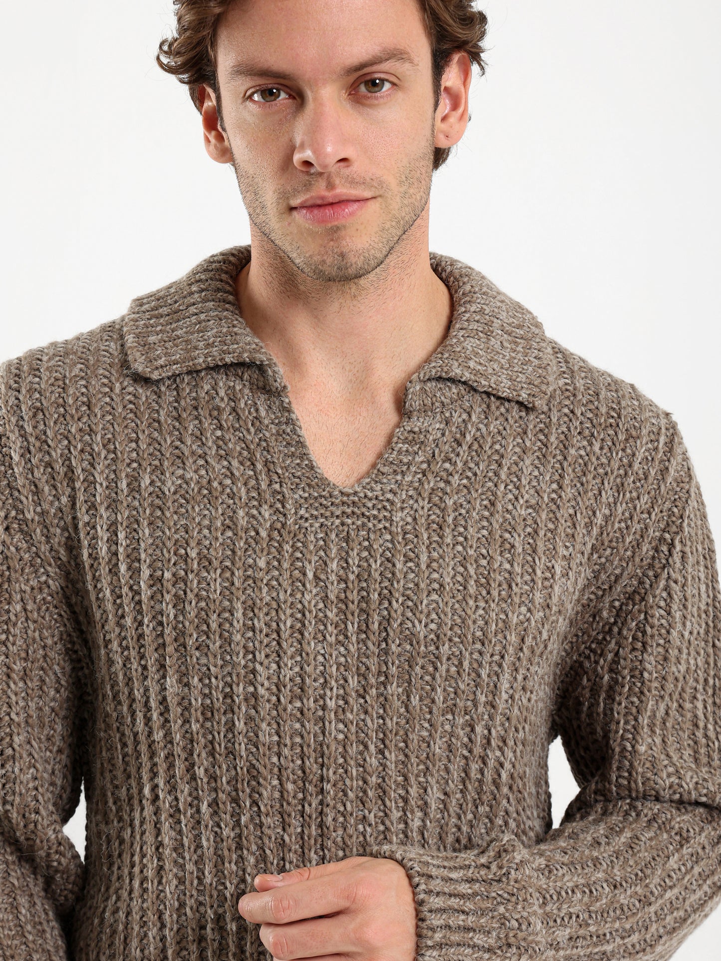 Camp Collar Relaxed Pullover