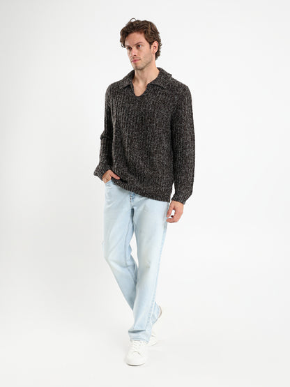 Camp Collar Relaxed Pullover