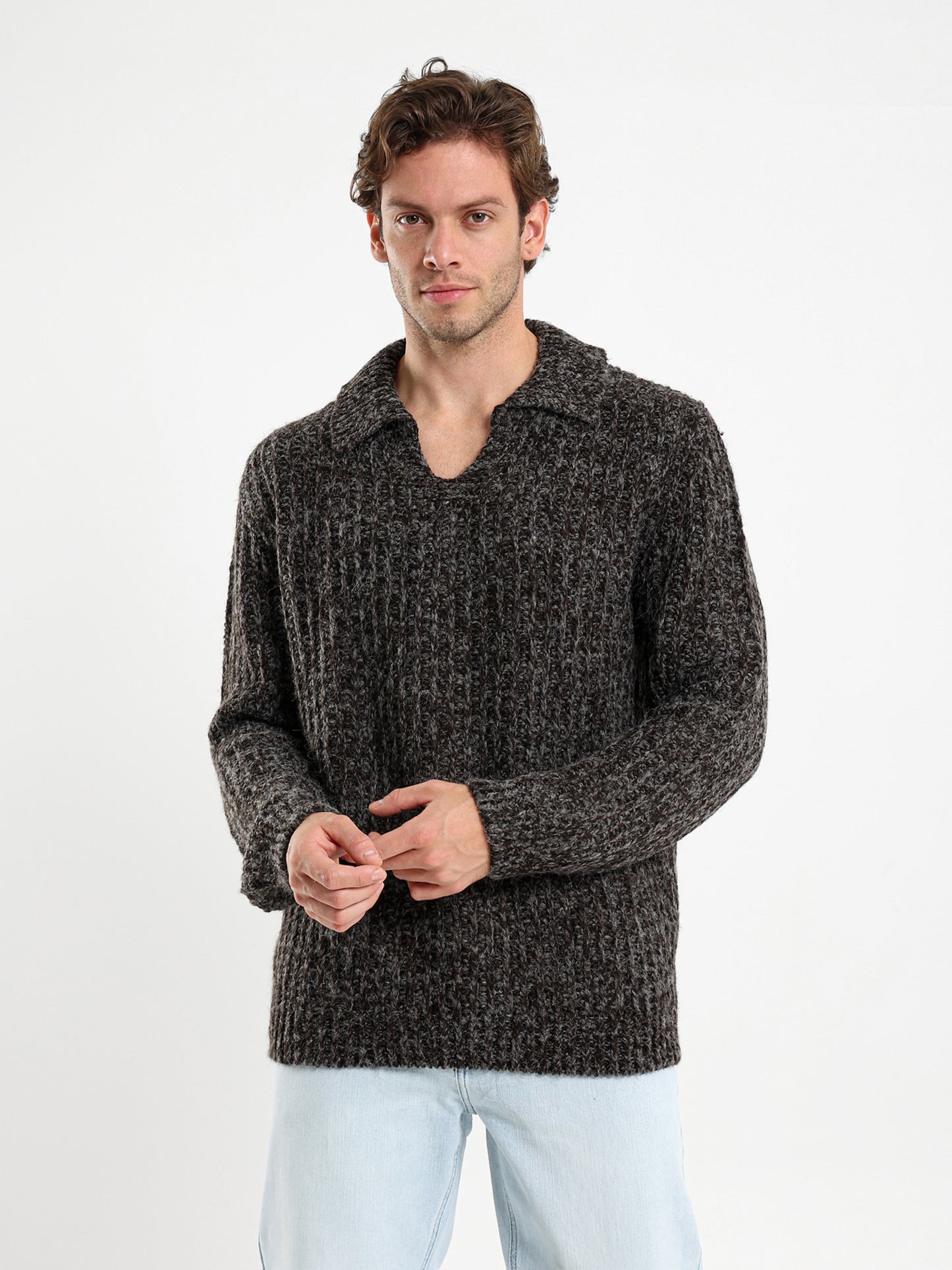 Camp Collar Relaxed Pullover