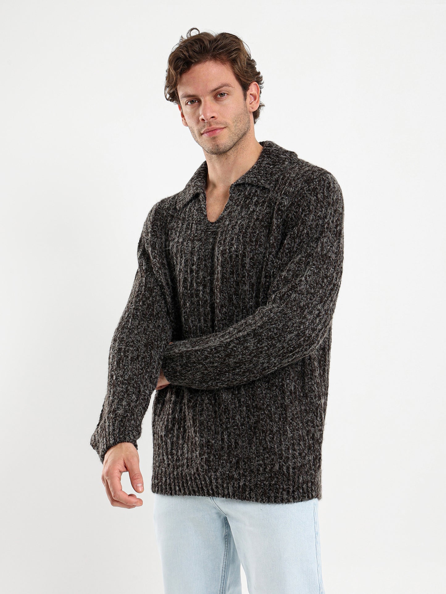 Camp Collar Relaxed Pullover