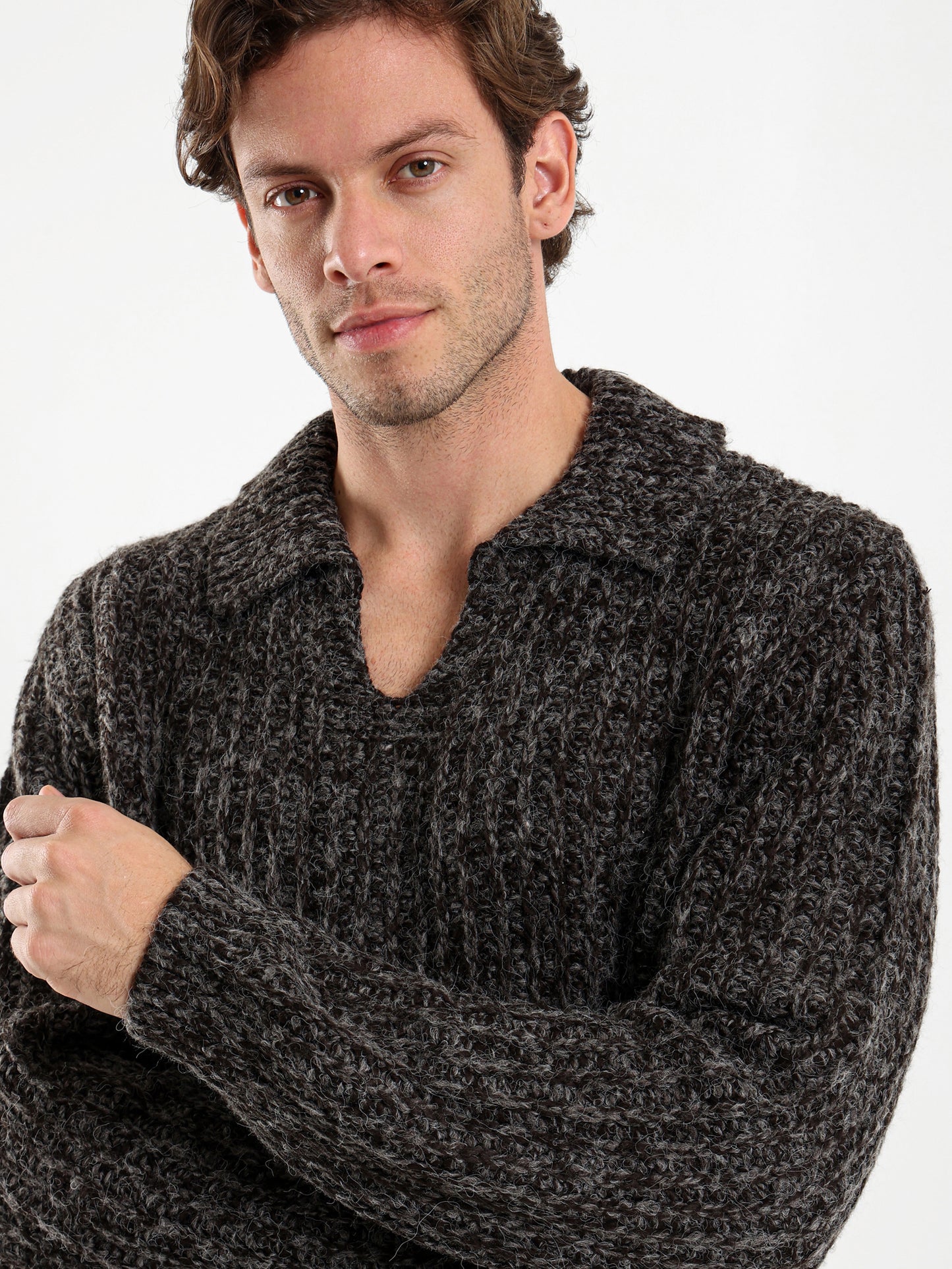 Camp Collar Relaxed Pullover